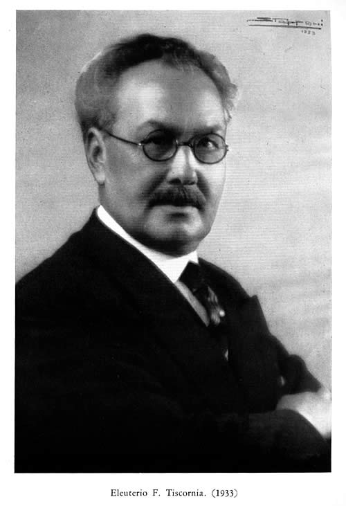 Eleuterio F. Tiscornia 1933 - Investigador